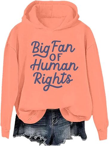 Big Fan Of Human Rights Sweatshirt & Hoodie Retro Equality Human Rights Shirt Unisex in Saudi Arabia