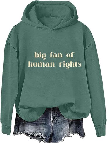 Big Fan Of Human Rights Sweatshirt & Hoodie Retro Equality Human Rights Shirt Unisex in Saudi Arabia