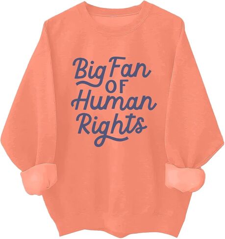 Big Fan Of Human Rights Sweatshirt & Hoodie Retro Equality Human Rights Shirt Unisex in Saudi Arabia