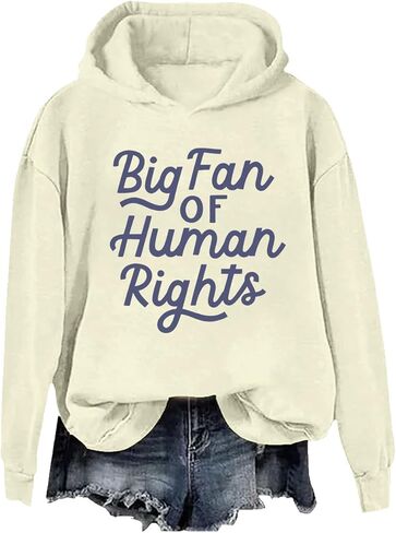 Big Fan Of Human Rights Sweatshirt & Hoodie Retro Equality Human Rights Shirt Unisex in Saudi Arabia