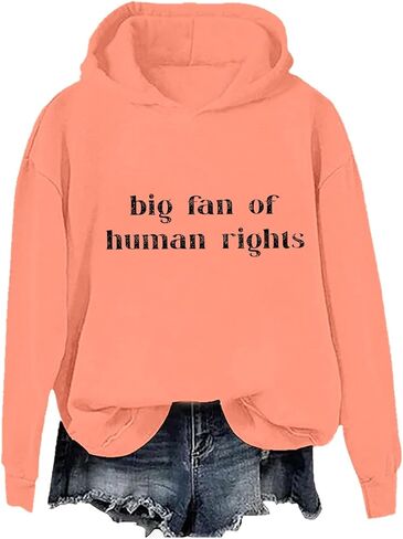 Big Fan Of Human Rights Sweatshirt & Hoodie Retro Equality Human Rights Shirt Unisex in Saudi Arabia