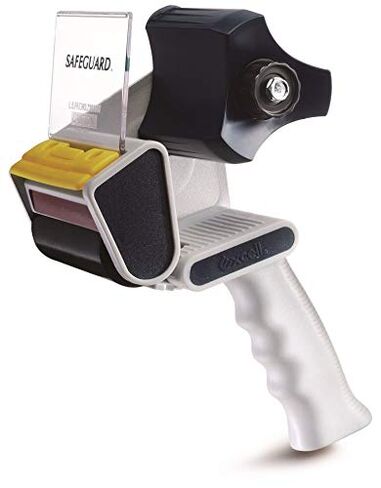 WOD Metal Frame Handheld Carton Sealing Tape Gun Dispenser with Adjustable Brake - Fits Tape 3 inch Wide - Industrial Packaging Tape Gun for Shipping, Moving, & Box Sealing in Saudi Arabia