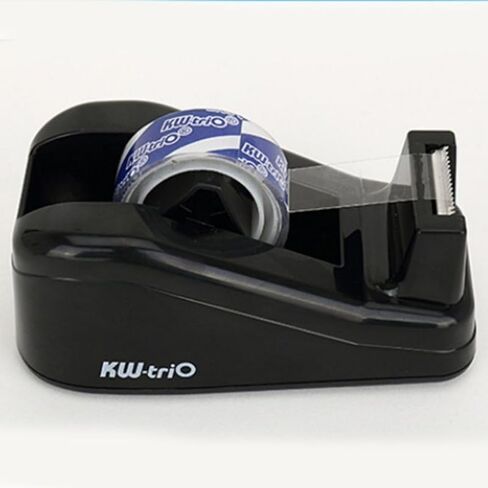 1pc Simple Effective Tape Dispenser Large Stationery Adhesive Tape Cutter Sealing Tape Table Base Dispenser Office Supplies in Saudi Arabia