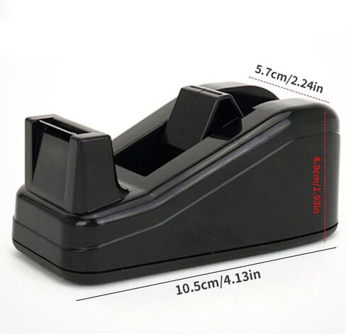 1pc Simple Effective Tape Dispenser Large Stationery Adhesive Tape Cutter Sealing Tape Table Base Dispenser Office Supplies in Saudi Arabia