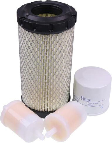 طقم فلتر هواء وقود الزيت 11-9059 HH150-32430 12581-43012 1G659-11222 متوافق مع محرك Kubota BX23S BX1870 BX1880 BX2370 BX2380 in Saudi Arabia