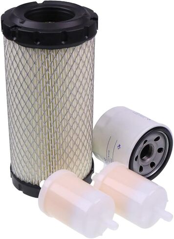 طقم فلتر هواء وقود الزيت 11-9059 HH150-32430 12581-43012 1G659-11222 متوافق مع محرك Kubota BX23S BX1870 BX1880 BX2370 BX2380 in Saudi Arabia