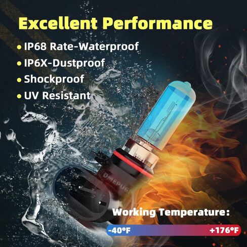 headlight bulbs Compatible With GMC Acadia 2013-2019,Cadillac XT5 2017-2019 halogen head light Bulbs,9012/HIR2 High Beams*2, Super Bright 6000K White,Pack Of 2 in Kuwait