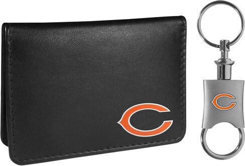 Siskiyou Sports NFL San Francisco 49ers Weekend Bi-fold Wallet & Valet Key Chain, Black, One Size in Saudi Arabia