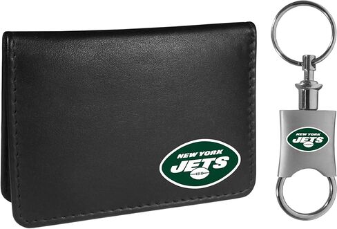 Siskiyou Sports NFL San Francisco 49ers Weekend Bi-fold Wallet & Valet Key Chain, Black, One Size in Saudi Arabia