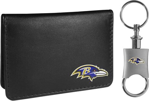 Siskiyou Sports NFL San Francisco 49ers Weekend Bi-fold Wallet & Valet Key Chain, Black, One Size in Saudi Arabia