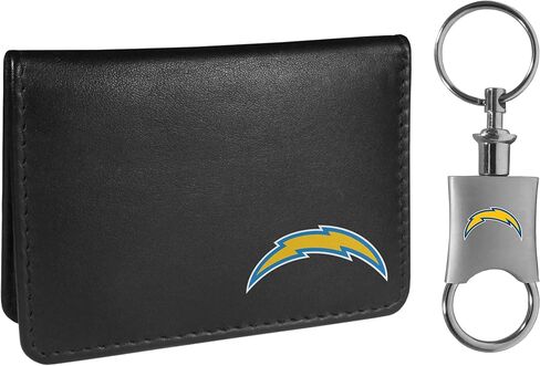 Siskiyou Sports NFL San Francisco 49ers Weekend Bi-fold Wallet & Valet Key Chain, Black, One Size in Saudi Arabia