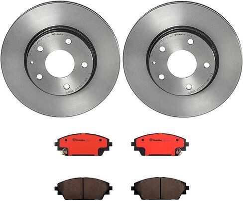طقم فرامل ممتاز من سلسلة Brembo KT (KT00900) لمازدا 3 2014-2016، 3 سبورت 2014-2014، CX-3 2016-2016 | وسادات ودوارات الفرامل عالية الأداء | استبدال OE المباشر in Saudi Arabia