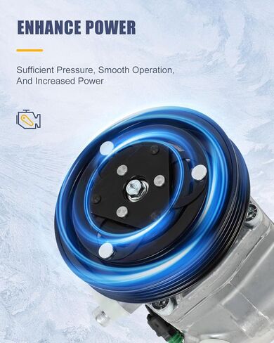 OCPTY AC Compressor for 2008-2015 for Smart Fortwo 1.0L 1322300011 132230001180 in Saudi Arabia