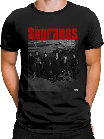 HBO The Sopranos Characters Men's and Women's Short Sleeve T-Shirt in Saudi Arabia