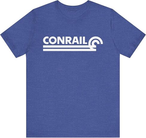 تي شيرت بشعار Conrail (أبيض) | هيذر بلو in Kuwait