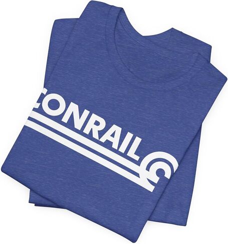 تي شيرت بشعار Conrail (أبيض) | هيذر بلو in Kuwait