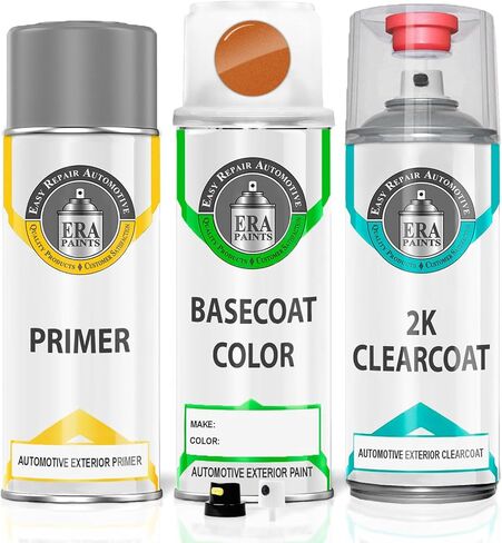 ERA Paints - G2U - Tangerine Orange Pearl for SUBARU Exact OEM Color Match Automotive Touch Up Paint for Cars - Scratch & Chip Repair for Metal & Plastic - Basic Kit - Made in USA in Saudi Arabia