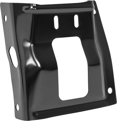 HECASA Left&Right Front Bumper Brackets Compatible with 2008-2010 Ford F250 F350 F450 F550 Super Duty Mounting Plate Black Steel Replacement for FO1067173 FO1066173 8C3Z17B985A 8C3Z17B984A in Saudi Arabia