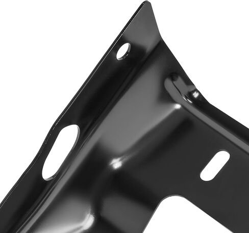 HECASA Left&Right Front Bumper Brackets Compatible with 2008-2010 Ford F250 F350 F450 F550 Super Duty Mounting Plate Black Steel Replacement for FO1067173 FO1066173 8C3Z17B985A 8C3Z17B984A in Saudi Arabia