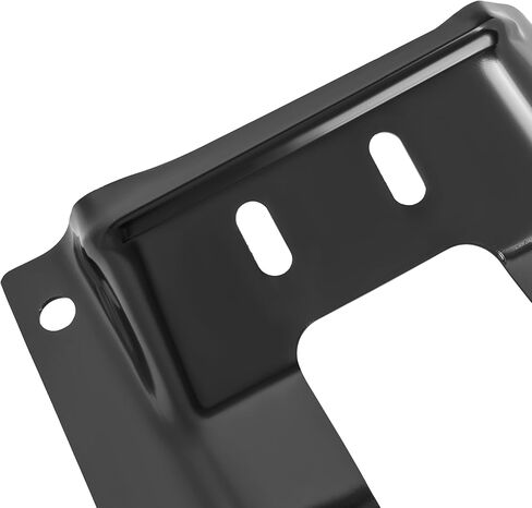 HECASA Left&Right Front Bumper Brackets Compatible with 2008-2010 Ford F250 F350 F450 F550 Super Duty Mounting Plate Black Steel Replacement for FO1067173 FO1066173 8C3Z17B985A 8C3Z17B984A in Saudi Arabia