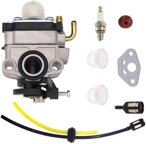 Carburetor with Gaskets Spark Plug compatible with 123 HD 60 65X HT 2124 2124T 544304301 in Kuwait