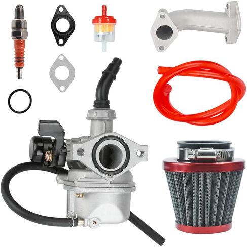 PZ19 Carburetor Kit Fits for TaoTao Baja Kazuma Honda CRF Chinese Quad 4 Stroke 50cc 70cc 90cc 110cc 125cc ATV Dirt Bike Go Kart with Air Filter & Spark Plug 19mm Carb in Saudi Arabia