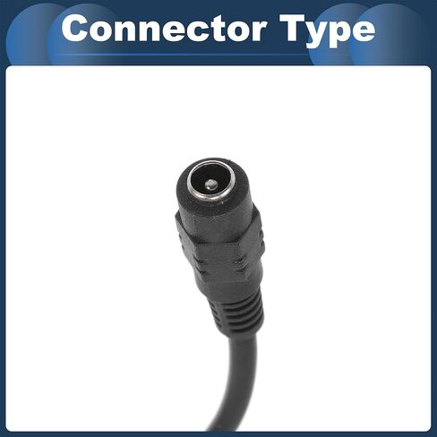 Universal Car Reverse Rear View Parking Camera Video Cable 4 in 1 DC Backup Camera Video Cable Extension for Monitor and Backup Black 0.37M in Saudi Arabia