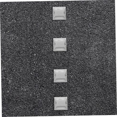 VICASKY 2pcs Enhanced Safety Road Reflectors Reflective Marker for Driveway Parking Reflectors Floor Road Stud Driveway Markers Reflective Trail in Saudi Arabia