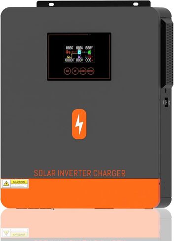 محول الطاقة الشمسية PowMr 10200 واط 48 فولت تيار مستمر إلى 220 فولت/230 فولت تيار متردد، محول طاقة موجة جيبية نقية مدمج 160 أمبير وحدة تحكم MPPT 10000 واط عاكس هجين للمنزل RV خارج الشبكة، لحمض الرصاص 48 فولت وبطارية ليثيوم in Kuwait