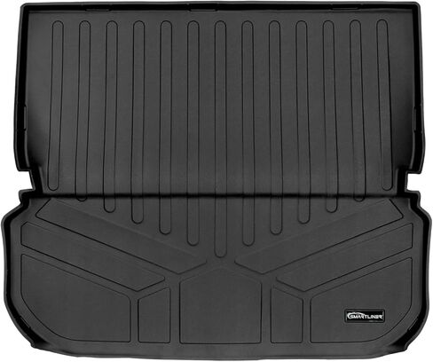 SMARTLINER Custom Fit Floor Mats 3rd Row Liner Black Compatible with 2022-2023 Nissan Pathfinder (7 Passenger Models Only) in Saudi Arabia