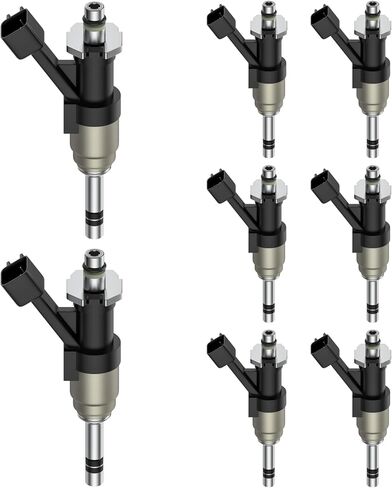 Fuel Injectors 8Pcs Compatible with Chevrolet Silverado GMC Sierra 4.3L 5.3L 2014-2021,for Chevrolet Tahoe Suburban GMC Yukon 5.3L 2015-2021,6 holes,12623116 in Kuwait