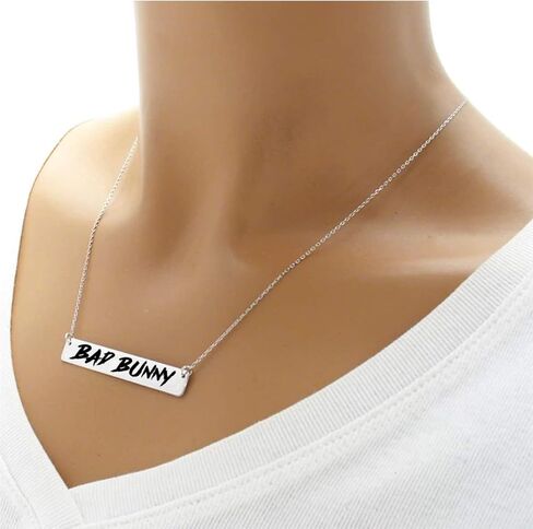 Titanium Bar Necklaces (Bad Bunny) in Saudi Arabia