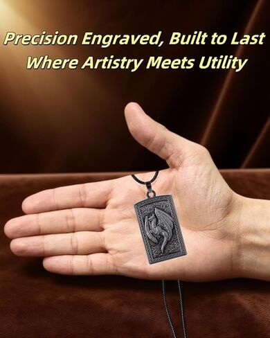 MEETCUTE Vintage Unisex Necklace, Metal Necklace from Elden Ring Talisman Pendant Cosplay Accessories in Kuwait