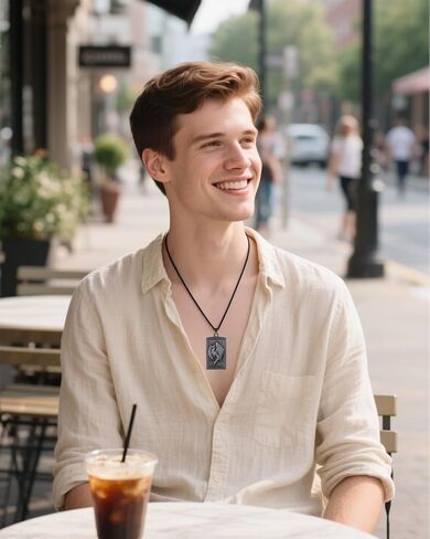 MEETCUTE Vintage Unisex Necklace, Metal Necklace from Elden Ring Talisman Pendant Cosplay Accessories in Kuwait