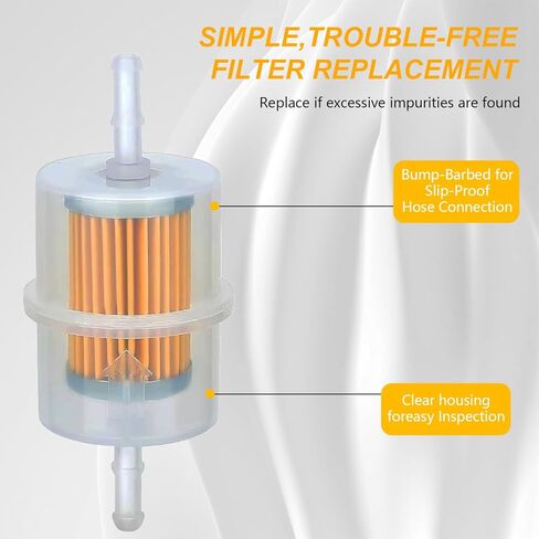 2 Pack 49019-0031 490190031 Fuel Filter for Kawasaki EFI FR541V FR600V FR651V FR691V FX730V FX850V FX850V FX921V FX921V FXT00V in Kuwait