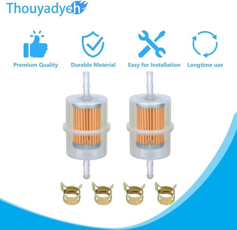 2 Pack 49019-0031 490190031 Fuel Filter for Kawasaki EFI FR541V FR600V FR651V FR691V FX730V FX850V FX850V FX921V FX921V FXT00V in Kuwait