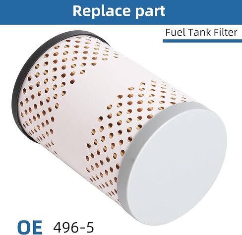 4 Pcs 496-5 Fuel Tank Filter Element Fit for 496 and 496-3/4 fuel tank filter Replacement for Diesel Gasoline Biodiesel Water Separate 30 Micron with Protective Sheet #OE 496-5 FF246 in Saudi Arabia
