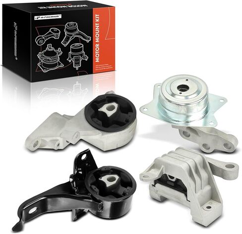 A-Premium Engine Motor Mount and Transmission Mount Kit Compatible with Chevrolet Malibu 2006-2008 & Pontiac G6 2006-2007, 2.2L 2.4L, Automatic Transmission, 4-PC Set, Replace# 22681065 in Saudi Arabia
