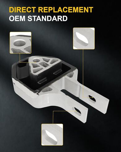 OCPTY 2PCS Front Rear Engine Motor Mount Set Compatible for Dodge Dart 2013 2014 2015 2016 L4 2.0L DOHC # 68081488AH, 68081490AD in Saudi Arabia