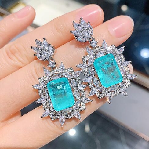 Luxury Gorgeous Earrings for Women Brilliant Noble Dangle Ear Accessories in Saudi Arabia