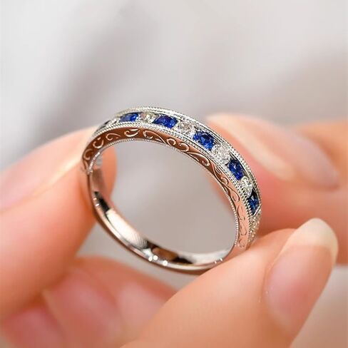 Fashion Daily Wearable Ring Female Bright Cubic Zirconia Jewelry for Engagement in Saudi Arabia
