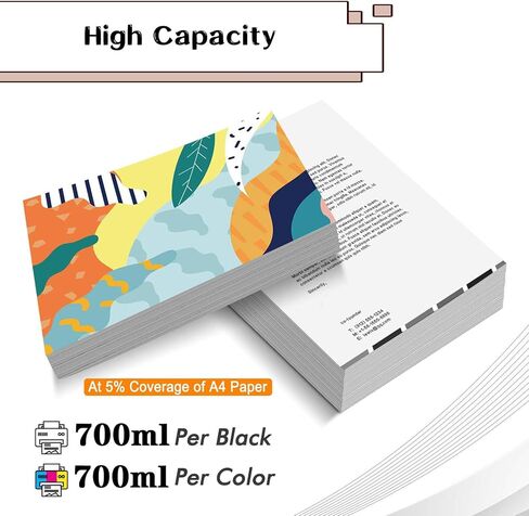 PUCIO متوافق مع خرطوشة حبر Canon PFI-2700 PFI2700 بديلة عالية السعة للاستخدام مع طابعات GP-2000 GP-4000 GP-46005 GP-66005 12 لونًا in Kuwait