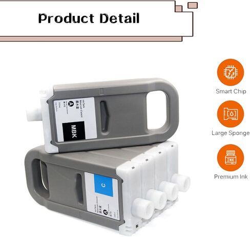 PUCIO متوافق مع خرطوشة حبر Canon PFI-2700 PFI2700 بديلة عالية السعة للاستخدام مع طابعات GP-2000 GP-4000 GP-46005 GP-66005 12 لونًا in Kuwait