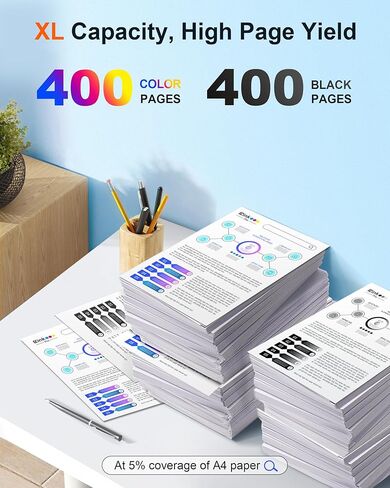 E-Z Ink Pro LC3013 LC3011 Compatible Ink Cartridge Replacement for Brother LC3013XL LC3011 LC-3013 Compatible with MFC-J491DW MFC-J497DW MFC-J895DW MFC-J690DW (2 Black, 1 Cyan, 1 Magenta, 1 Yellow) in Kuwait