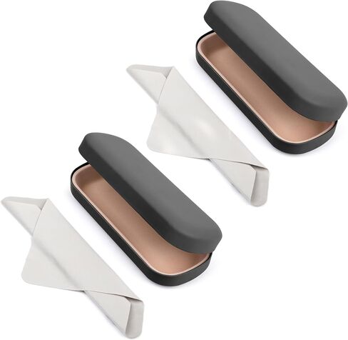 Oplee™ Hard Shell Eyeglass Case with Grey Microfiber Cloth in Saudi Arabia