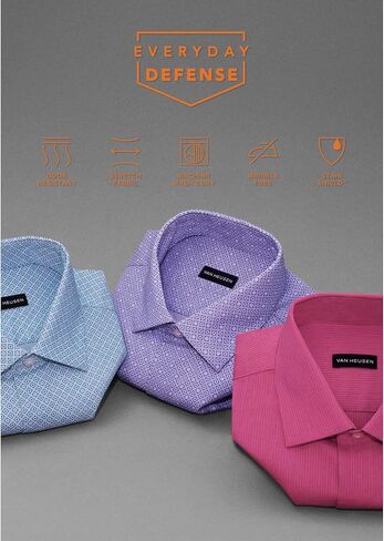 قميص Van Heusen الرجالي مناسب للاستخدام اليومي وقابل للتمدد in Saudi Arabia