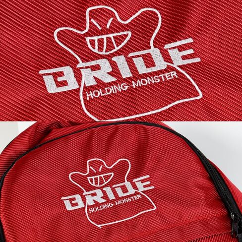 W-POWER JDM Bride Recaro Racing Laptop Travel Backpack Carbon Fiber Style with Adjustable Harness Straps (Red Bride - Purple Strap) in Saudi Arabia