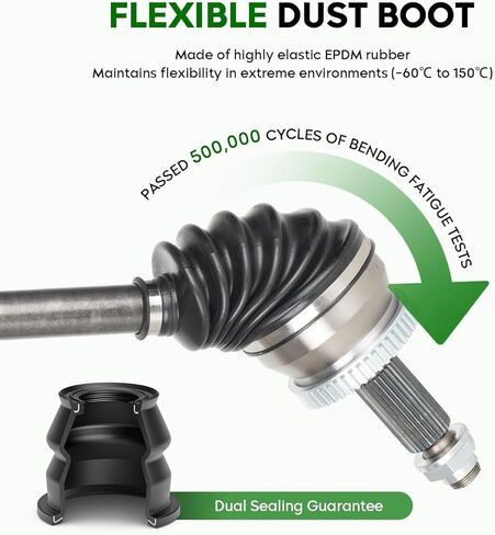 Front Right Passenger Side CV Axle Shaft Assembly Fit for Hyundai Sonata 2.4L 2015-2019, Fit for Kia Optima L4 2.4L 2016-2020, (Only for Gas) in Kuwait