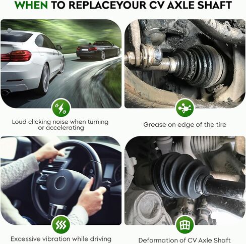 Front Right Passenger Side CV Axle Shaft Assembly Fit for Hyundai Sonata 2.4L 2015-2019, Fit for Kia Optima L4 2.4L 2016-2020, (Only for Gas) in Kuwait