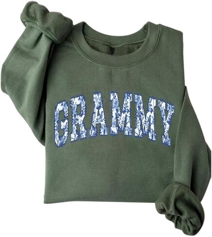 Grammy Sweatshirt Women Grandma Long Sleeve Graphic Shirts Cute Gigi Nana Crewneck Pullover Sweater in Kuwait
